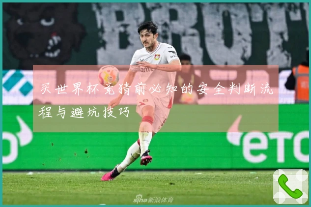 买世界杯竞猜前必知的安全判断流程与避坑技巧