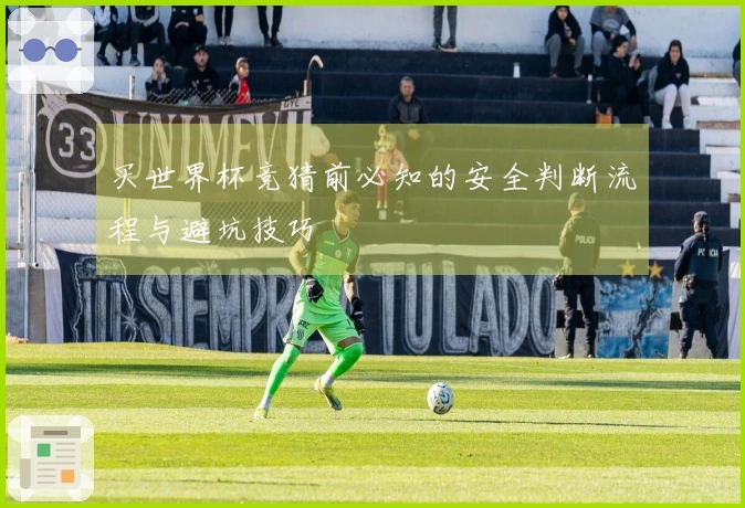 买世界杯竞猜前必知的安全判断流程与避坑技巧
