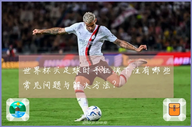 世界杯买足球时手机端下注有哪些常见问题与解决方法？