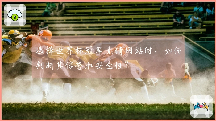 选择世界杯冠军竞猜网站时，如何判断其信誉和安全性？